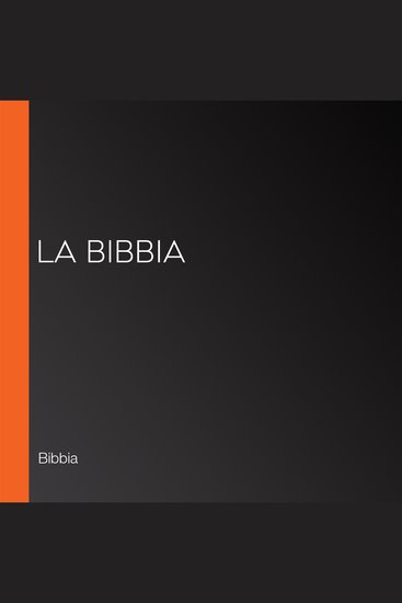 La Bibbia - cover