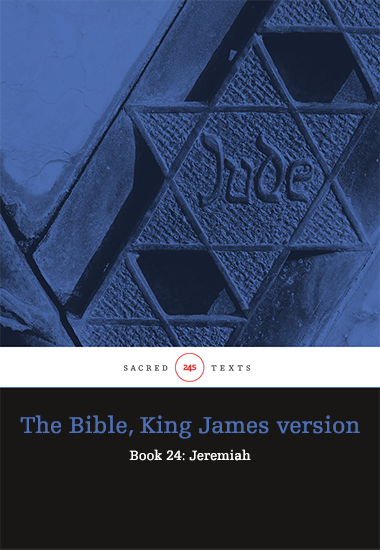 The Bible King James version - Book 24: Jeremiah - cover