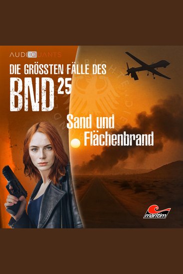 Die größten Fälle des BND Folge 25: Sand und Flächenbrand (ungekürzt) - cover