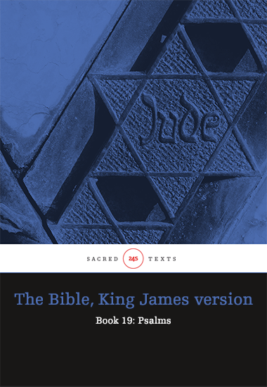 The Bible King James version - Book 19: Psalms - cover