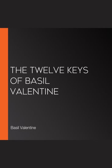 The Twelve Keys Of Basil Valentine - cover