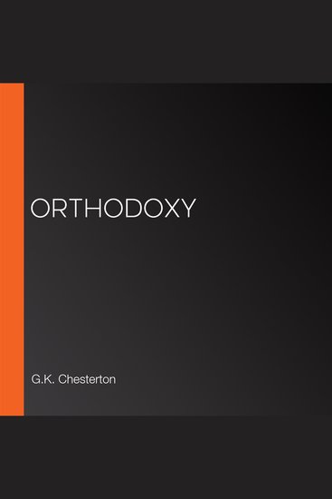 Orthodoxy - cover