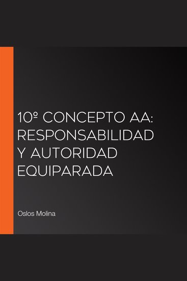 10º Concepto AA: Responsabilidad y Autoridad Equiparada - cover