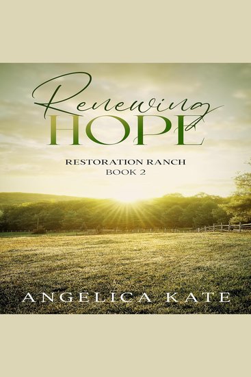 Renewing Hope - Restoration Ranch Book 2 - cover