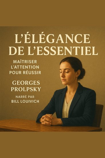 L’ÉLÉGANCE DE L’ESSENTIEL - Maîtriser l’attention pour réussir - cover