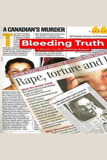 Bleeding Truth - A Memoir - cover