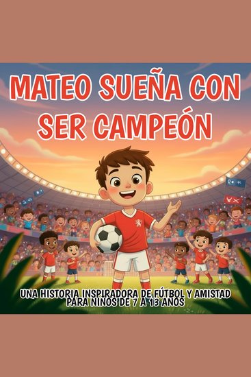 Mateo sueña con Ser Campeón - Una historia inspiradora de fútbol y amistad para niños de 7 a 13 años - cover