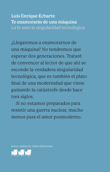 Te enamorarás de una máquina - La fe ante la singularidad tecnológica - cover