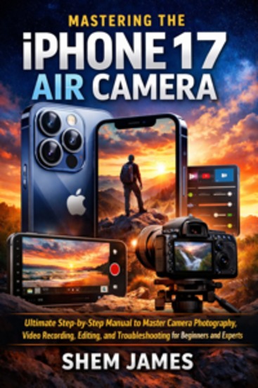 Mastering The Iphone 17 Air Camera - Ultimate Step-by-Step Manual to Master Camera Photography Video Recording Editing and Troubleshooting for Beginners and Experts - cover