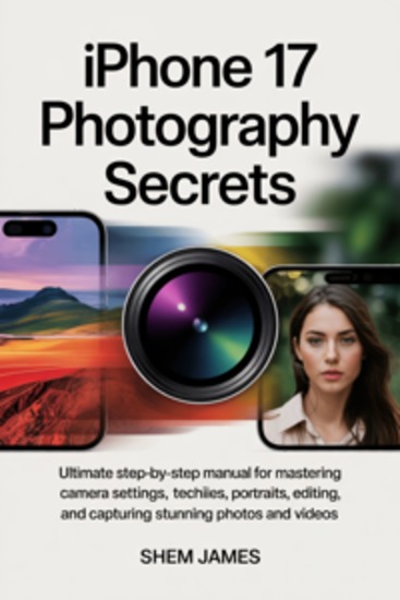 Iphone 17 Photography Secrets - Ultimate Step-by-Step Manual for Mastering Camera Settings Techniques Portraits Editing and Capturing Stunning Photos and Videos - cover