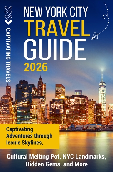 New York City Travel Guide - Captivating Adventures through Iconic Skylines Cultural Melting Pot NYC Landmarks Hidden Gems and More - cover