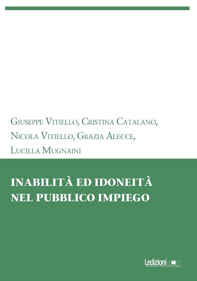Inabilità ed idoneità nel pubblico impiego - cover