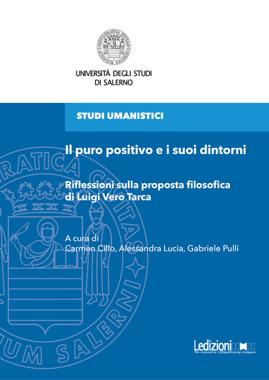 Il puro positivo e i suoi dintorni - Riflessioni sulla proposta filosofica di Luigi Vero Tarca - cover