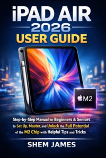 Ipad Air 2026 User Guide - Step-by-Step Manual for Beginners & Seniors to Set Up Master and Unlock the Full Potential of the M2 Chip with Helpful Tips and Tricks - cover