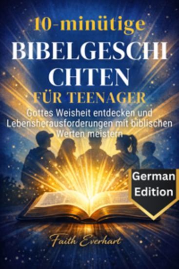 10-minütige Bibelgeschichten für Teenager - Gottes Weisheit entdecken und Lebensherausforderungen mit biblischen Werten meistern - cover