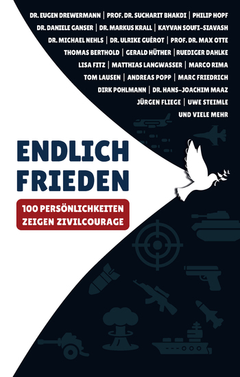 Endlich Frieden - 100 Persönlichkeiten zeigen Zivilcourage - cover