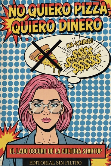 No quiero pizza quiero dinero - El lado oscuro de la cultura startup - cover