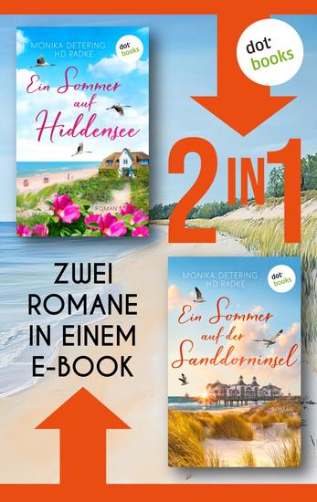 Ein Sommer auf Hiddensee & EinSommer auf der Sanddorninsel - Zwei Romane in einem eBook - cover