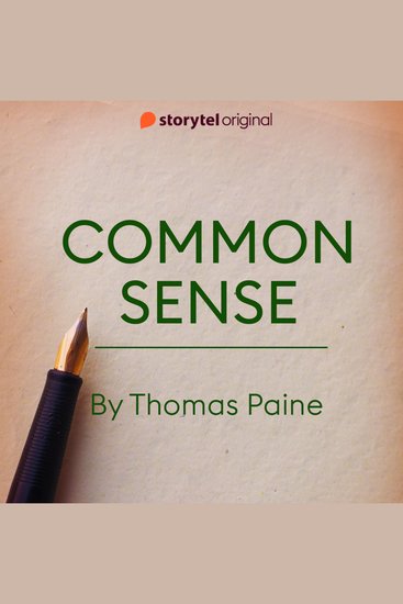 Common Sense - cover