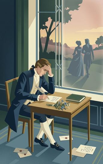 Nuoren Wertherin kärsimykset - Rikastettu painos Syvä rakkaus ja tuskallinen intohimo: Nuoren Wertherin kärsimykset romantiikan lähdeajalta - cover