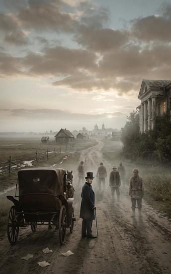 Kuolleet sielut - Rikastettu painos Klassinen romaani venäläisestä yhteiskunnasta ja moraalista - cover