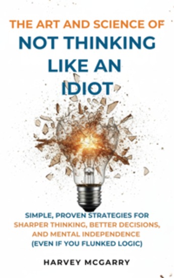 The Art And Science of Not Thinking Like an Idiot - Simple Proven Strategies for Sharper Thinking Better Decisions and Mental Independence (Even If You Flunked Logic) - cover