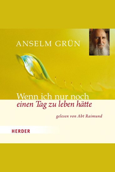 Wenn ich nur noch einen Tag zu leben hätte - cover