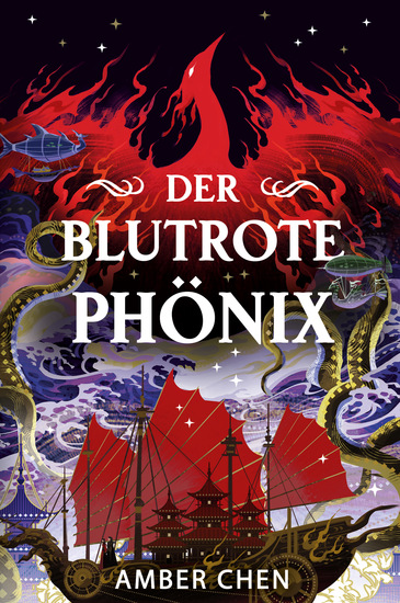 Der blutrote Phönix (Der Sturz des Drachen 2) - Silkpunk Fantasy mit höfischen Intrigen – Mulan trifft auf Iron Widow - cover