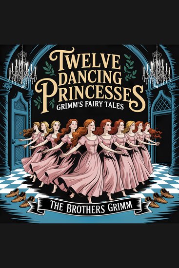 Twelve Dancing Princesses (Grimm's Fairy Tales) - A Classic Bedtime Story for Kids & Adults - cover