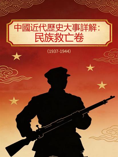 中國近代歷史大事詳解：民族救亡卷（1937-1944） - 繁體中文版 - cover