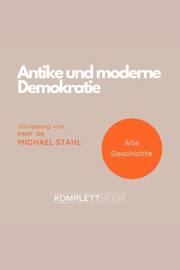 Antike und moderne Demokratie - cover