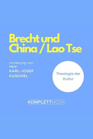 Brecht und China Lao Tse - Theologie der Kultur - cover