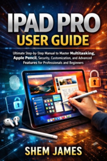 Ipad Pro User Guide - Ultimate Step-by-Step Manual to Master Multitasking Apple Pencil Security Customization and Advanced Features for Professionals and Beginners - cover