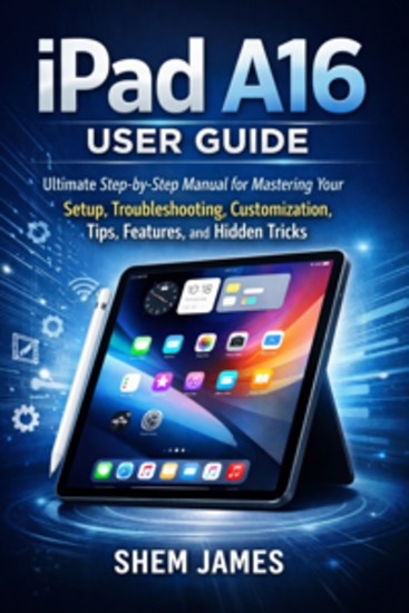 Ipad A16 User Guide - Ultimate Step-by-Step Manual for Mastering Your Setup Troubleshooting Customization Tips Features and Hidden Tricks - cover