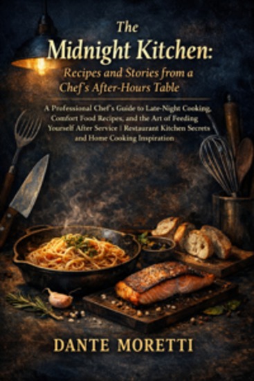 The Midnight Kitchen: Recipes and Stories from a Chef's After-Hours Table - A Professional Chef's Guide to Late-Night Cooking Comfort Food Recipes and the Art of Feeding Yourself After Service | Restaurant Kitchen Secrets and Home Cooking Inspiration - cover