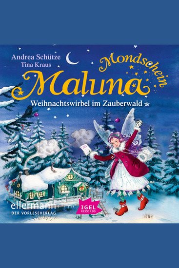 Maluna Mondschein Weihnachtswirbel im Zauberwald - cover