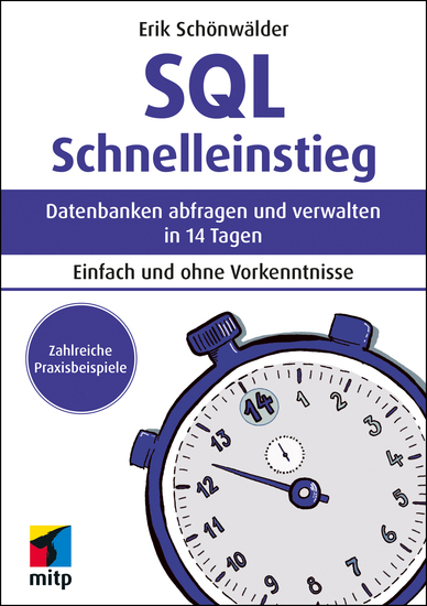 SQL Schnelleinstieg - Datenbanken abfragen und verwalten in 14 Tagen - cover