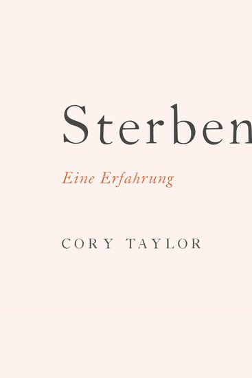 Sterben - Eine Erfahrung - cover