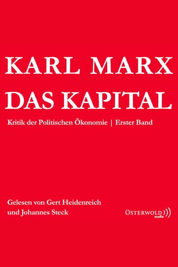 Das Kapital - Kritik der Politischen Ökonomie - cover
