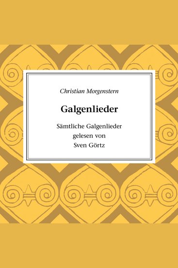 Galgenlieder - Gedichte und Lieder - cover