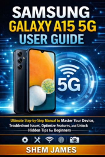 Samsung Galaxy A15 5g User Guide - Ultimate Step-by-Step Manual to Master Your Device Troubleshoot Issues Optimize Features and Unlock Hidden Tips for Beginners - cover