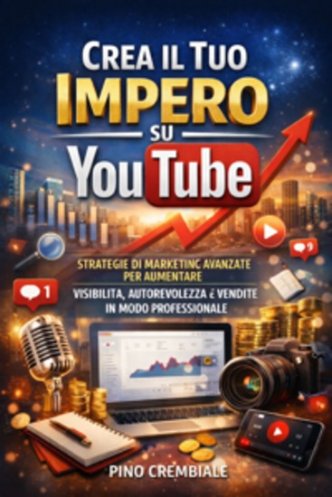 Crea il Tuo Impero su YouTube - Strategie di Marketing Avanzate per Aumentare Visibilità Autorevolezza e Vendite in Modo Professionale - cover