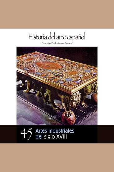 Artes industriales del siglo XVIII - cover