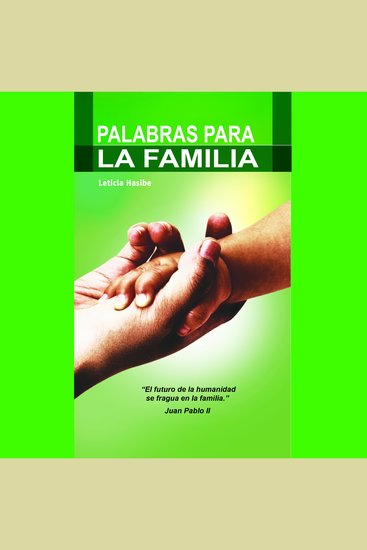 Palabras para la familia - cover