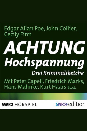 Achtung Hochspannung - Drei Krimisketche - cover