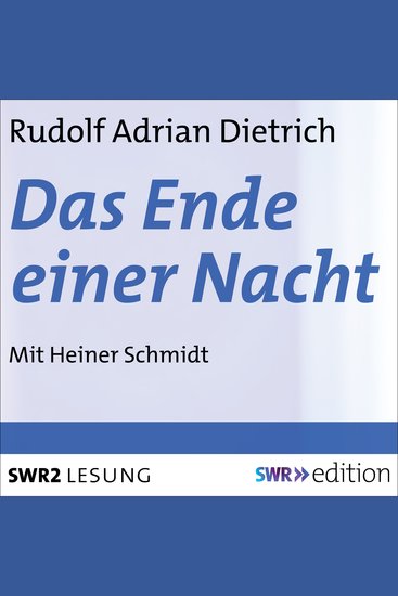 Das Ende einer Nacht - cover