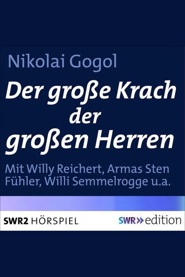 Der große Krach der großen Herren - Eine Geschichte zum Lachen und Weinen - cover