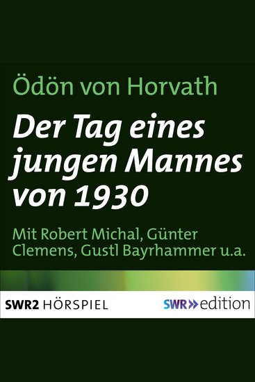 Der Tag eines jungen Mannes von 1930 - cover