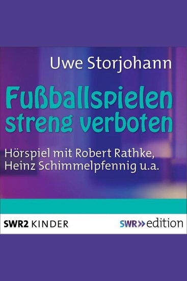 Fussballspielen streng verboten - cover