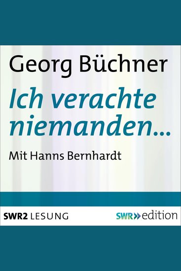 Ich verachte niemanden… - cover